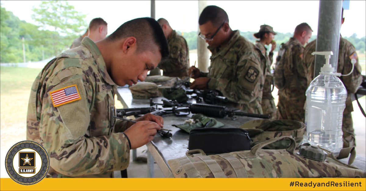 ArmyResilience's tweet image. Sustaining your personal readiness is like maintaining your equipment. It optimizes your performance and keeps you #readyandresilient. #ArmyROTC #cadetcommand