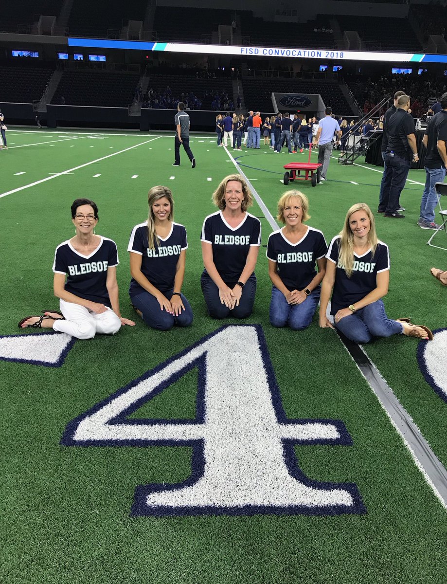 Bledsoe_Elem's tweet photo. Bledsoe’s Fourth Grade team is ready to start the school year developing strong relationships and building a culture of curiosity! #OurFISDStory #FISDHEROES @gcouros https://t.co/FQFX9eyN2e