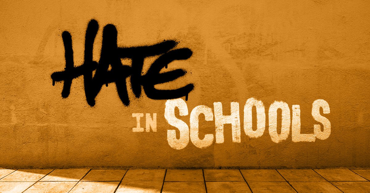 educationweek's tweet image. Data on hate-related incidents in schools are skimpy, but when slurs are scrawled on bathroom stalls and threatening notes are put in backpacks, it’s clear that hate and intolerance are being boldly expressed in some schools. edweek.org/ew/projects/ha… #longreads #documenthate