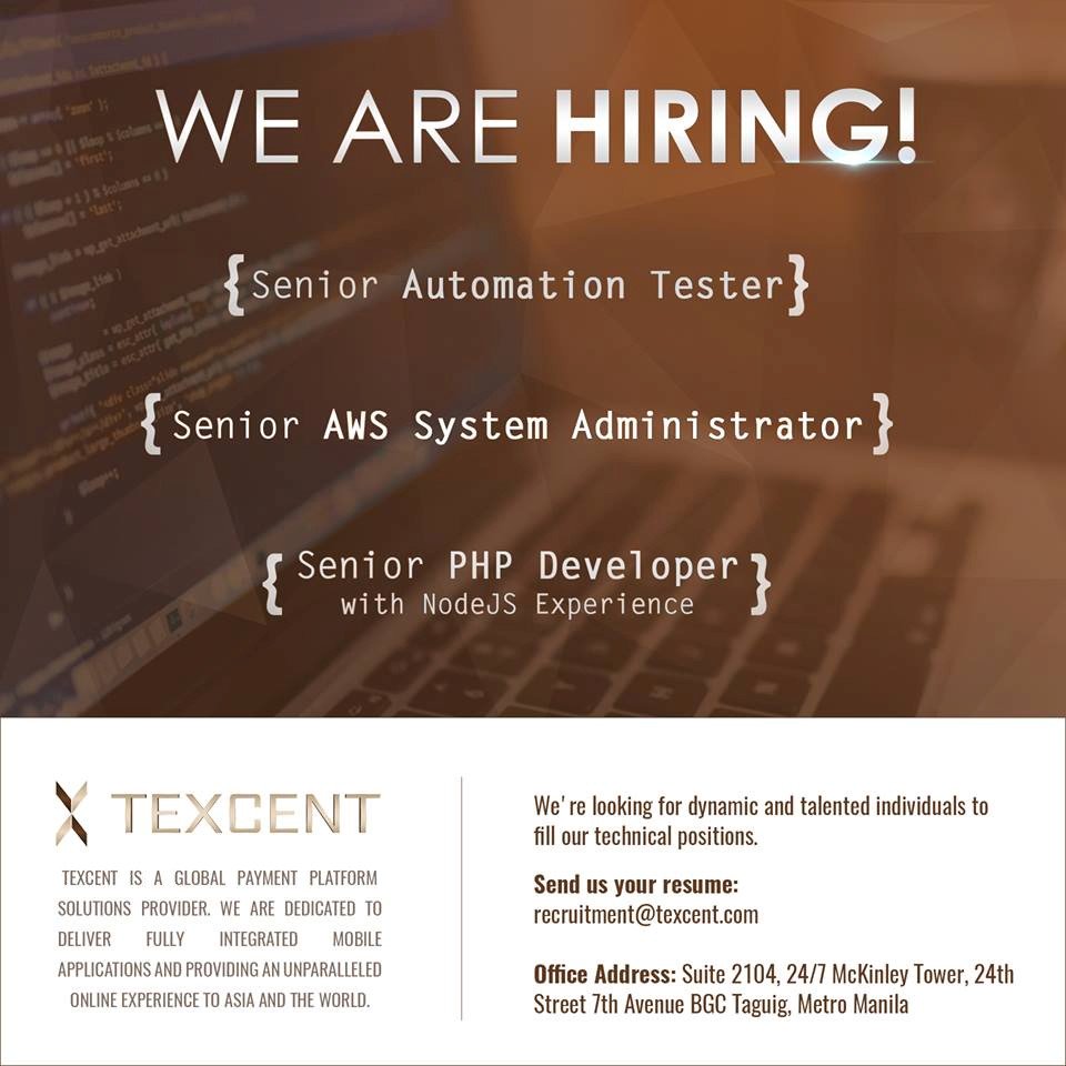 texcent's tweet photo. Have you experienced working on a mobile application dedicated for the Fintech industry? Want to challenge yourself and grow to your full potential? Join us now at Texcent by sending your resume to recruitment@texcent.com. Know more details at https://t.co/RZGkknDDXq https://t.co/0gxqzF4dVf