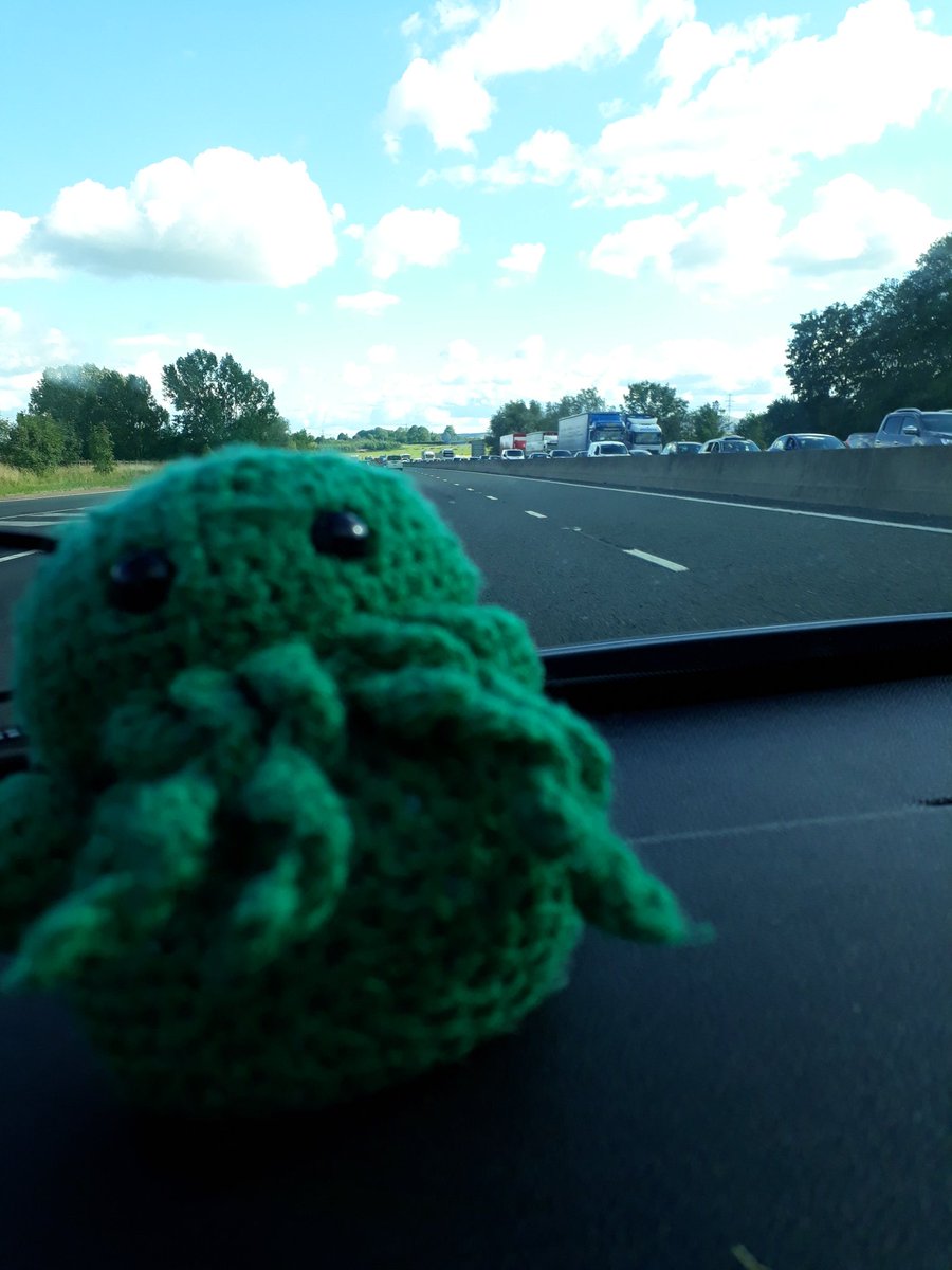 NormannisCar's tweet photo. We're on a road trip with Cutethulu (our group mascot) to help Chipping Sodbury celebrate its 800th birthday! No training this week as we're in the actual South this time. 

https://t.co/cwnmYPOxxz https://t.co/jspSDCt0kg