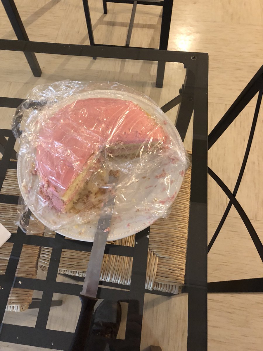 SentinelBrandon's tweet image. They made me a goodbye cake! Sure @karanormal claimed it as her birthday cake, but it’s still lovely.