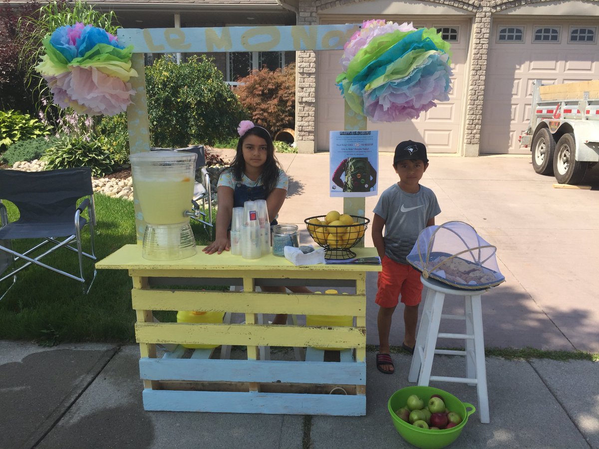 Get your lemonade!! Last week Nash and Lila supported #Supplies4Students by holding a lemonade stand in their neighborhood! Kids supporting kids- SO inspiring!