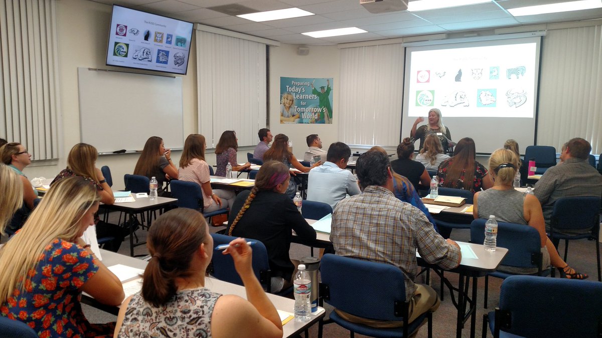 Excited to welcome new certificated staff to <a href="/RamonaUSD_/">Ramona Unified School District</a>  we have a great group of educators joining our team. Here's to a great school year!
