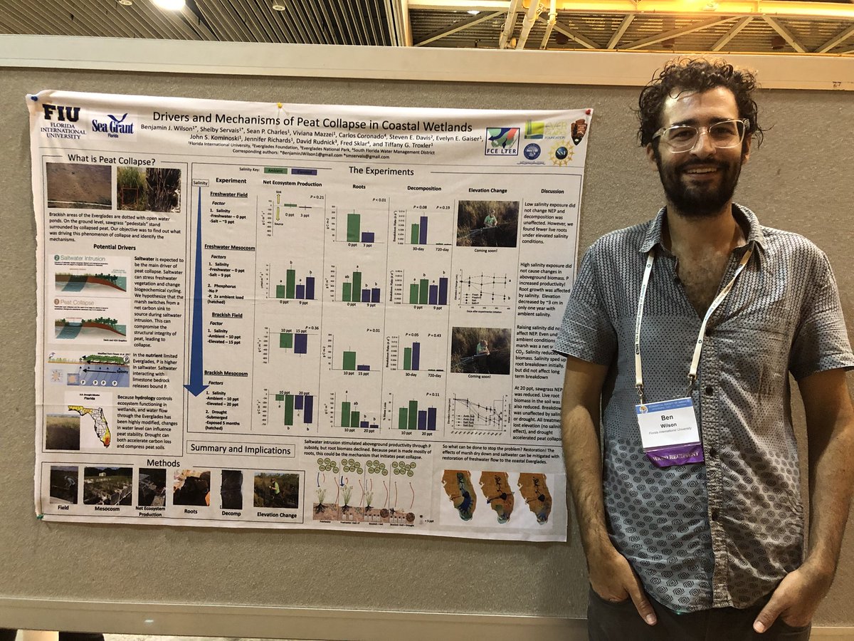 Presented my research today at #esa2018. Thanks to all who stuck around until Friday and made it out to this early session.