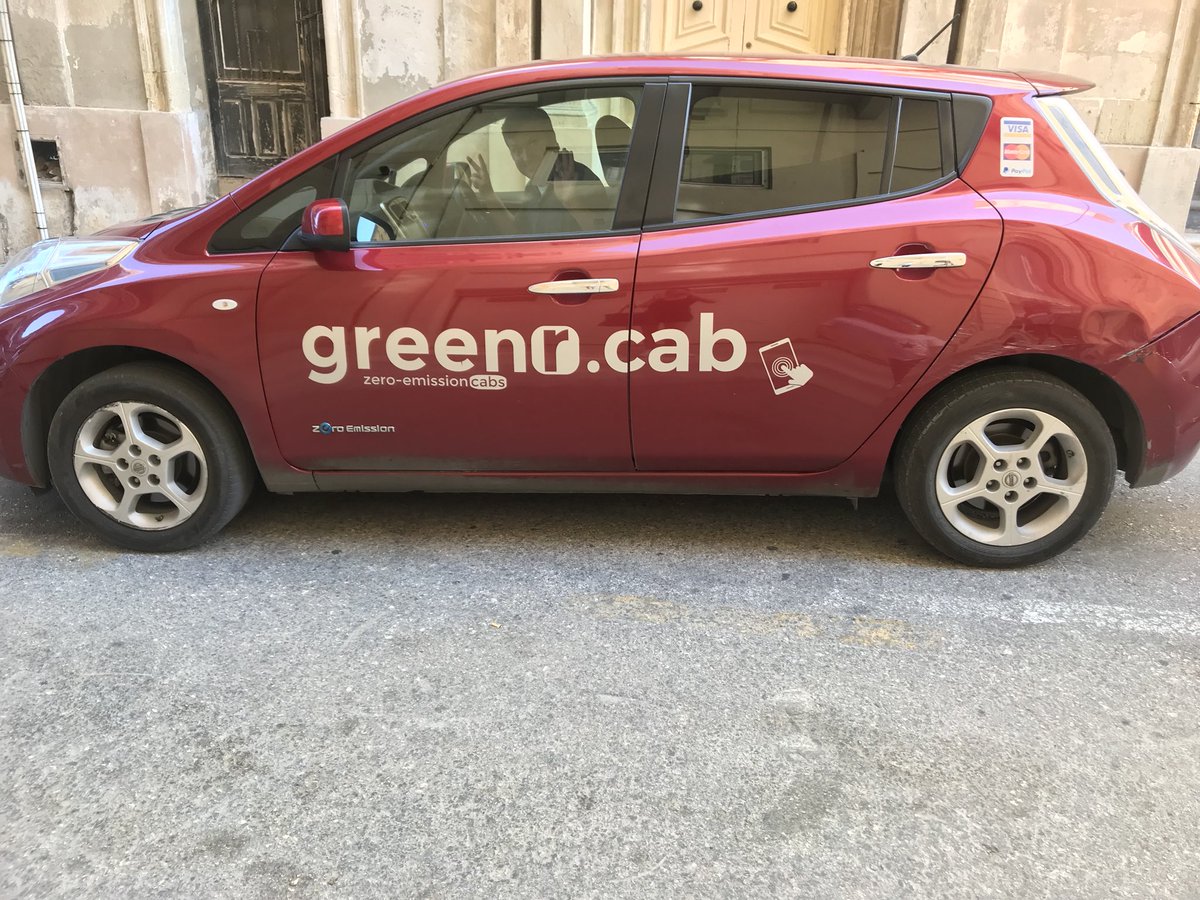 Green cab company Malta - Manager keeping her holiday travels green 😊