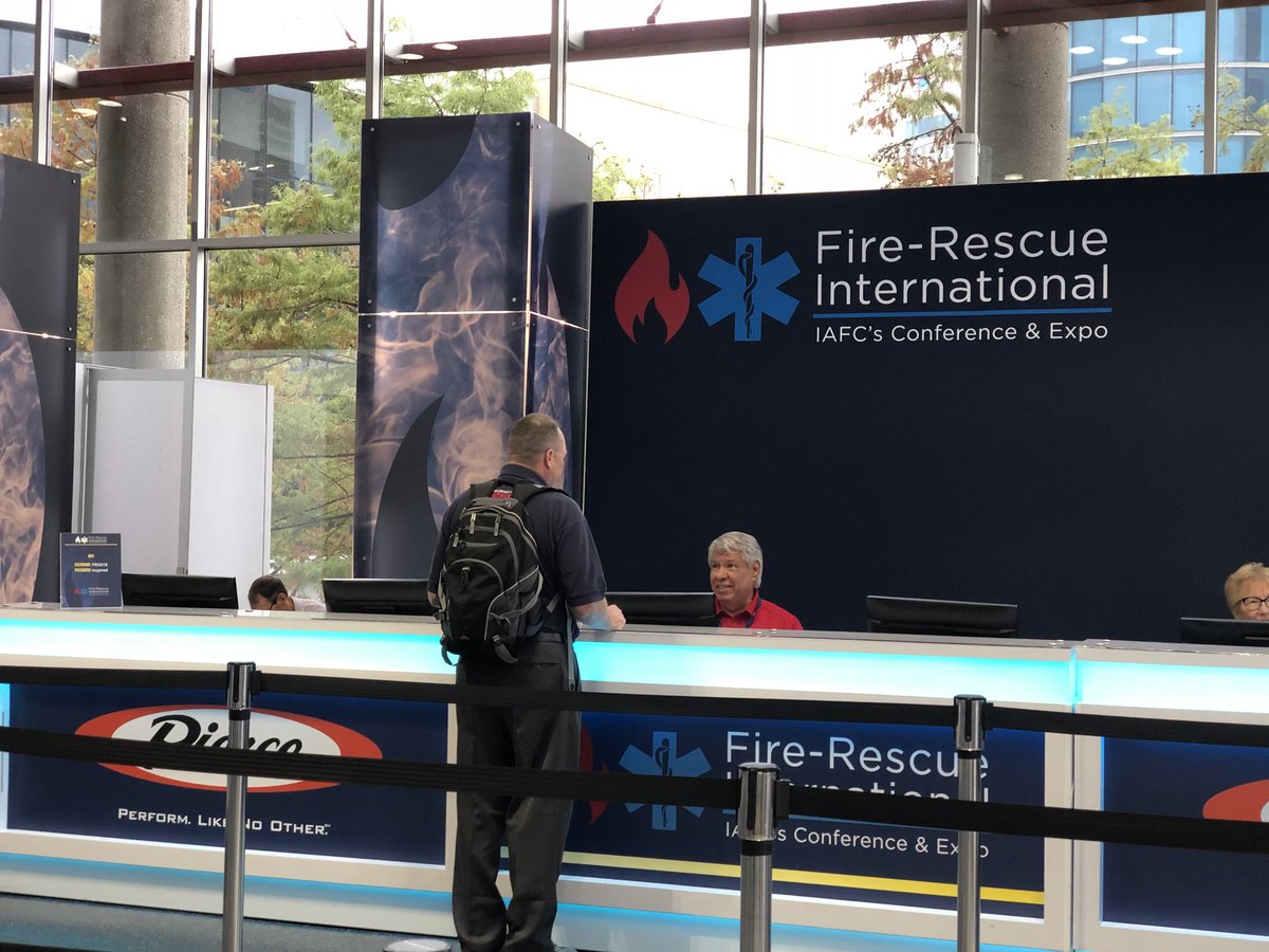 We are at <a href="/FireRescueIntl/">Fire-Rescue Int'l</a> conference in Dallas to talk about Hurricane Harvey lessons learned.