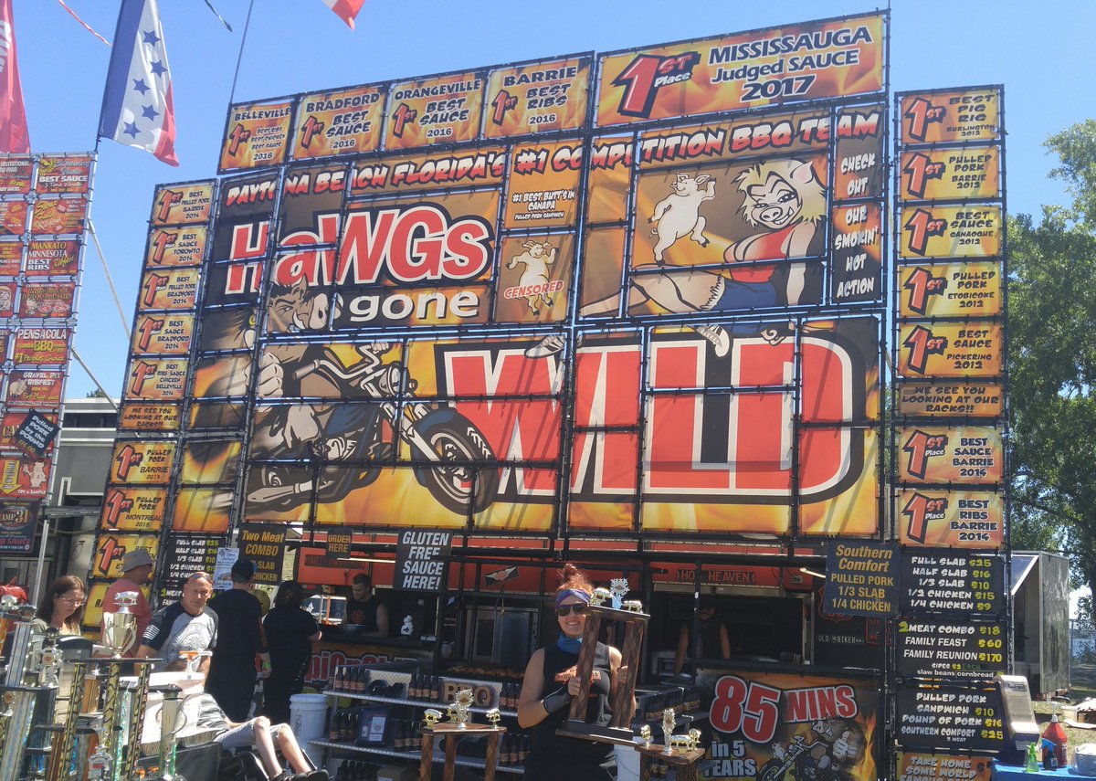 <a href="/HAWGSgoneWILD/">HawgsGoneWild</a> is setup, ready and serving here <a href="/quinteribfest/">Quinte Ribfest</a>. Come on down for fresh and delicious ribs, pulled pork and chicken!!!