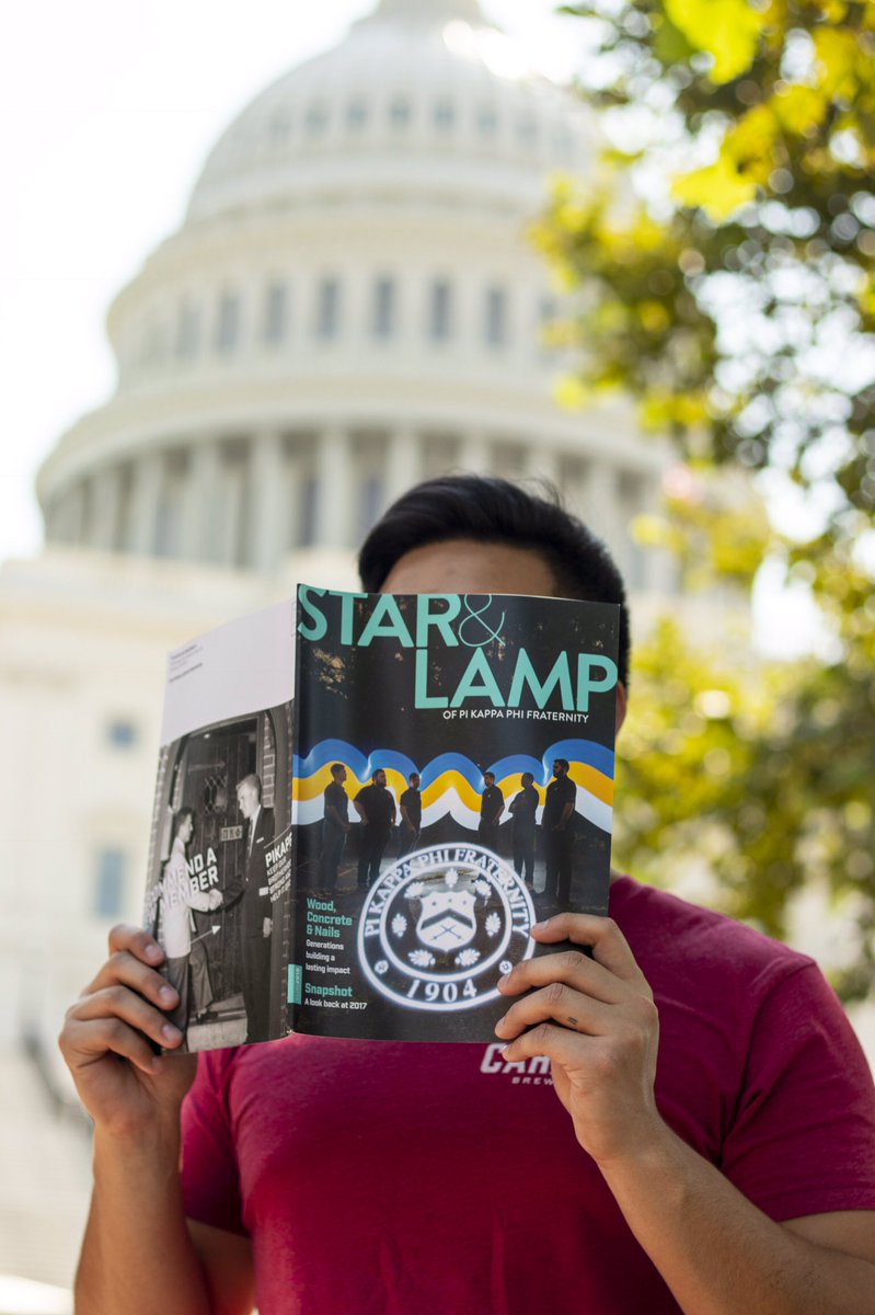 PiKappaPhi's tweet photo. Have you received your summer 2018 issue of the Star &amp; Lamp yet? If not, you may need to update your information and preferences: https://t.co/cNCGF2bIDs https://t.co/lnuufn9uAX