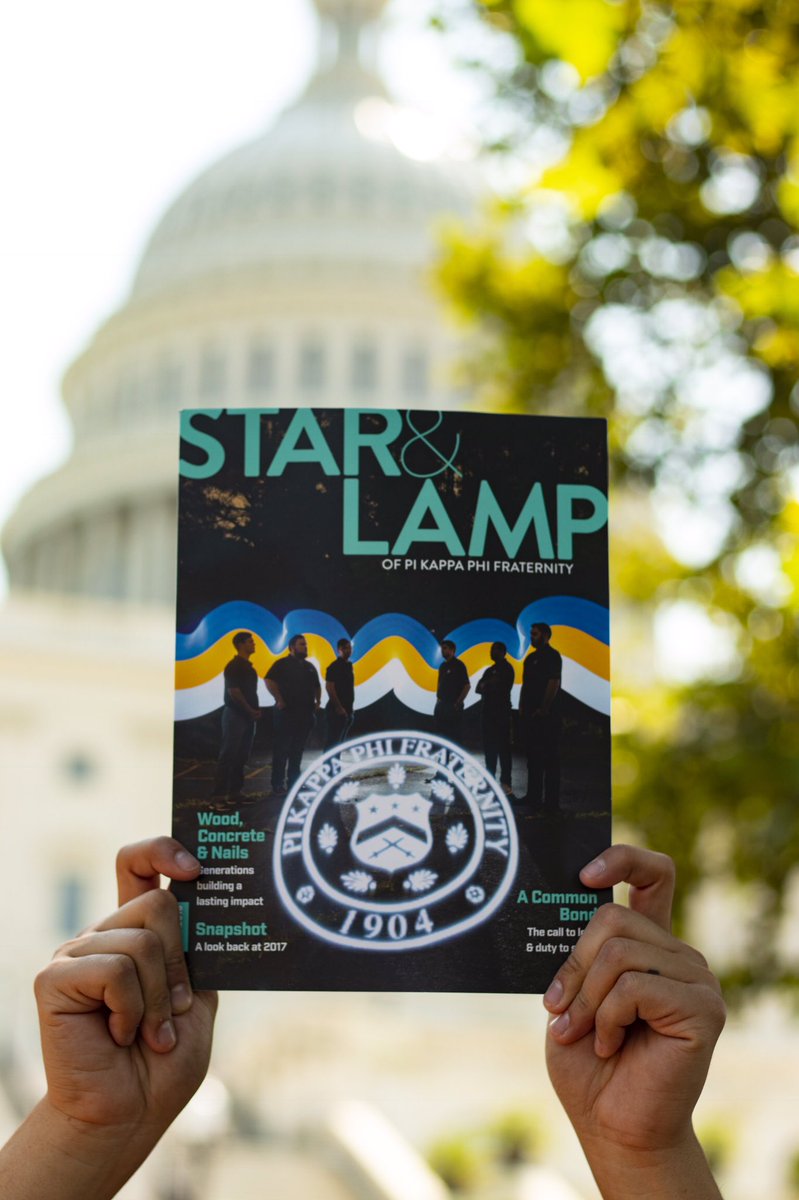 PiKappaPhi's tweet photo. Have you received your summer 2018 issue of the Star &amp; Lamp yet? If not, you may need to update your information and preferences: https://t.co/cNCGF2bIDs https://t.co/lnuufn9uAX