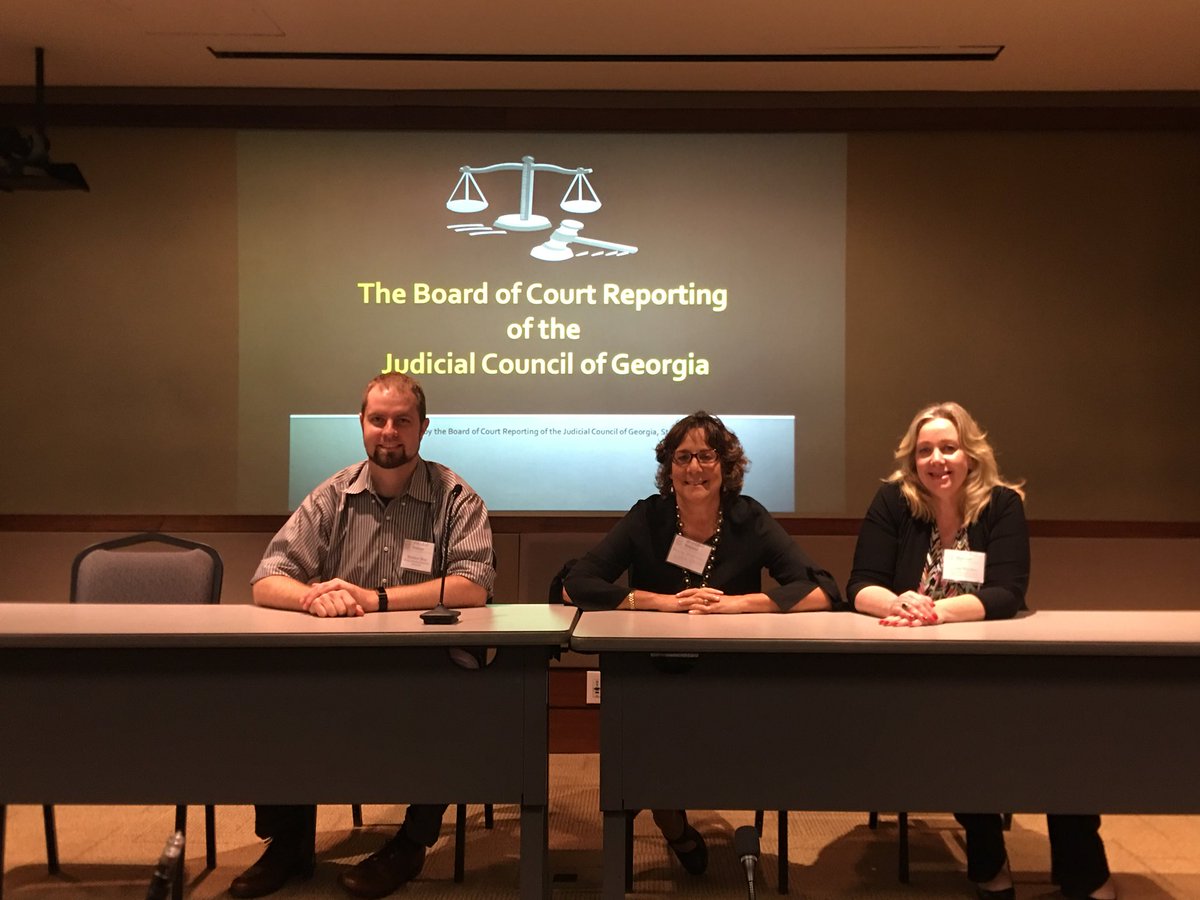 We had a great time presenting alongside GCCRA at today’s Learning Essentials About Professionalism Seminar for newly certified Georgia court reporters. <a href="/GACourts/">GACourts</a>
