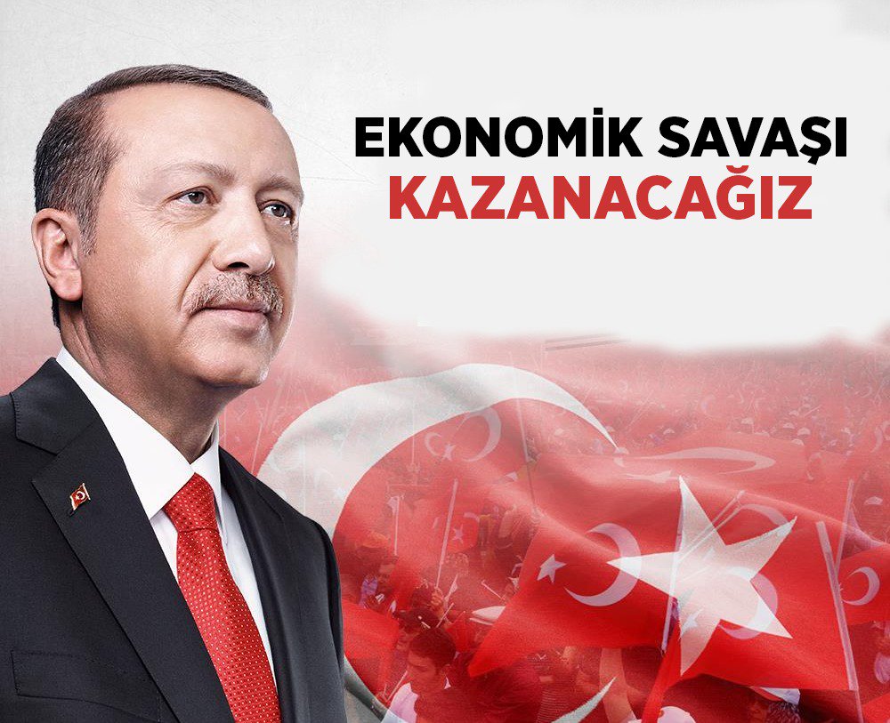 Cumhurbaşkanımız <a href="/RT_Erdogan/">rt_erdogan</a> : ‘‘Döviz kuru üzerinden gerçekleştirilen saldırılara rağmen inşallah 2. çeyrekte büyümeye devam edecek, 2018'i rekor bir oranla tamamlayacağız.’’ #Kazanacağız