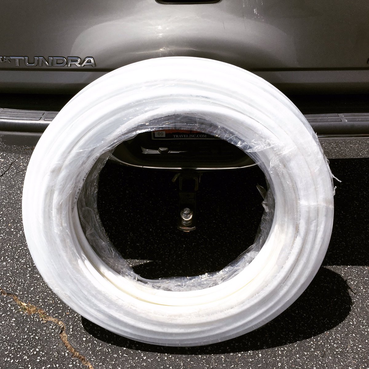 ForestToFarm's tweet image. Just picked up the pex for our waterline! Hope to be running it soon.