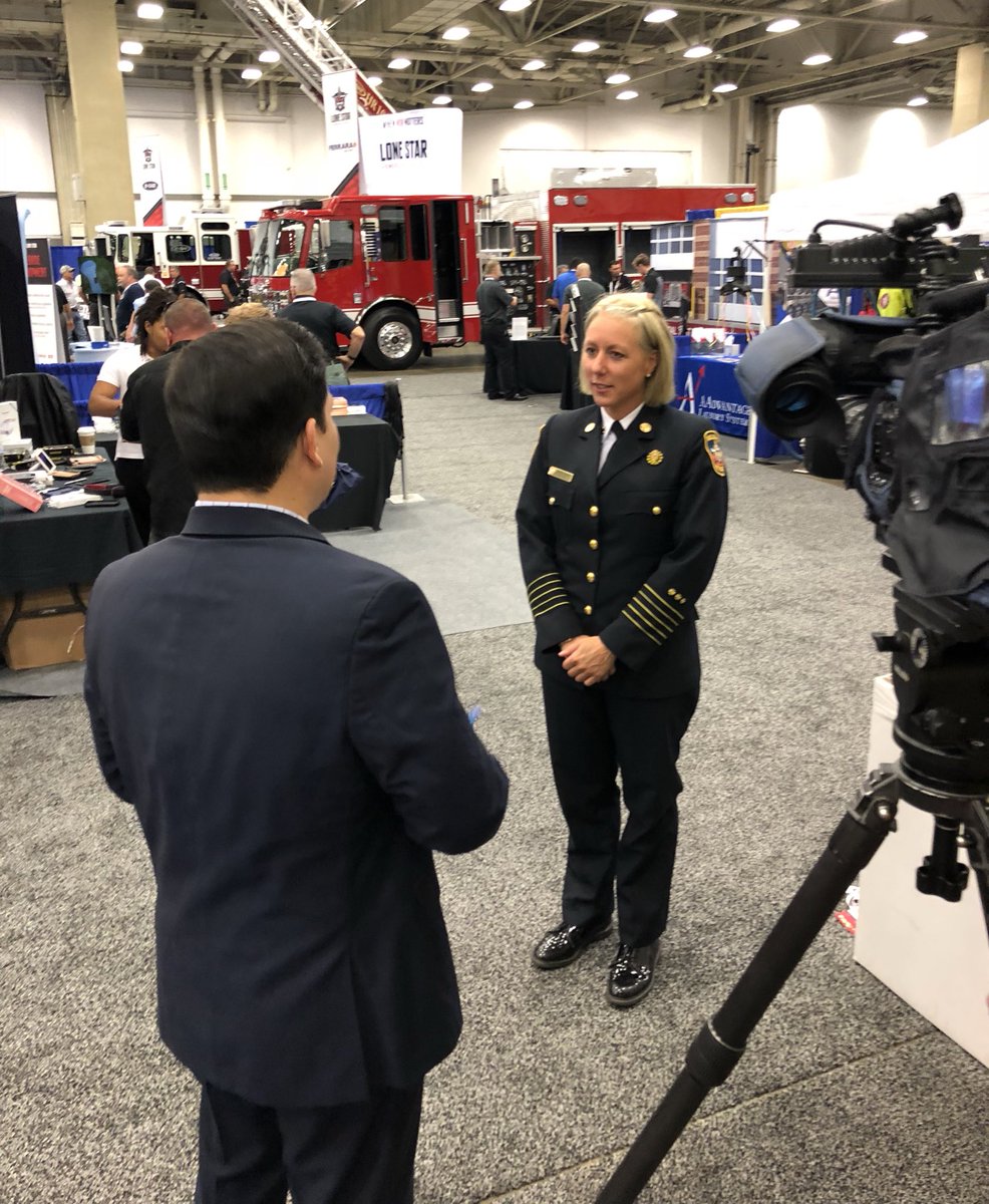 derynrizzi's tweet photo. Talking about bullying and workplace violence prevention in the fire service with @cbs11ken. Highlighting local to North American issues and a path forward for a profession @IAFC and firefighters are all proud of. #RespectOurHouse https://t.co/KIzwDLWxIR