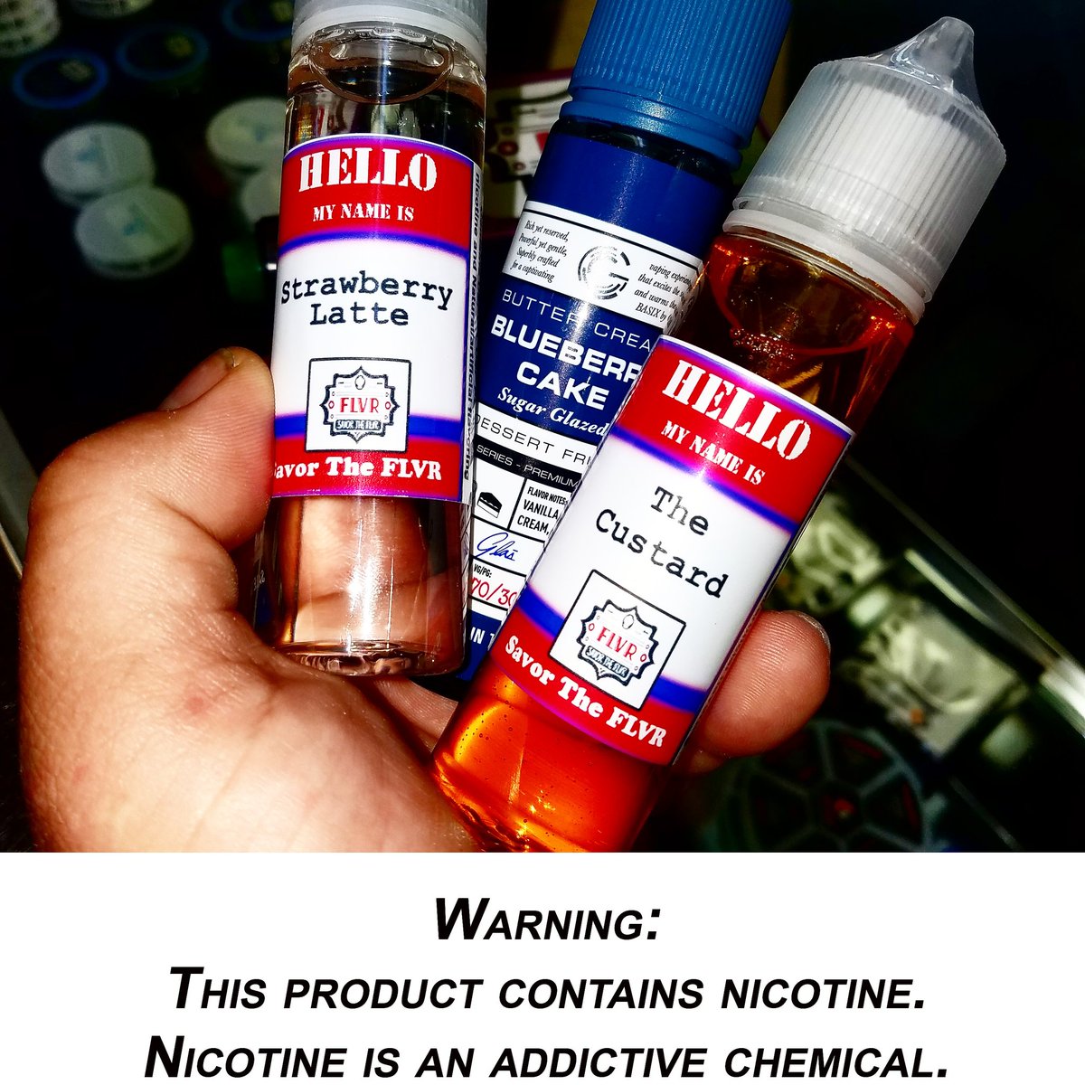 RollinVapor's tweet photo. These are a few of my favorite things!

#teamrollinvapor #teamflvr  #mambajuice #flvrremixed #nomenoneliquids #deadpresidents #jammonster #vaping101 #ohmbelievable #highexhaust #flvr #twistliquids #satifyeliquids #smok #vape #vaping #vapelife #vapelyfe #vapingsaves https://t.co/FiHd4gqEC0