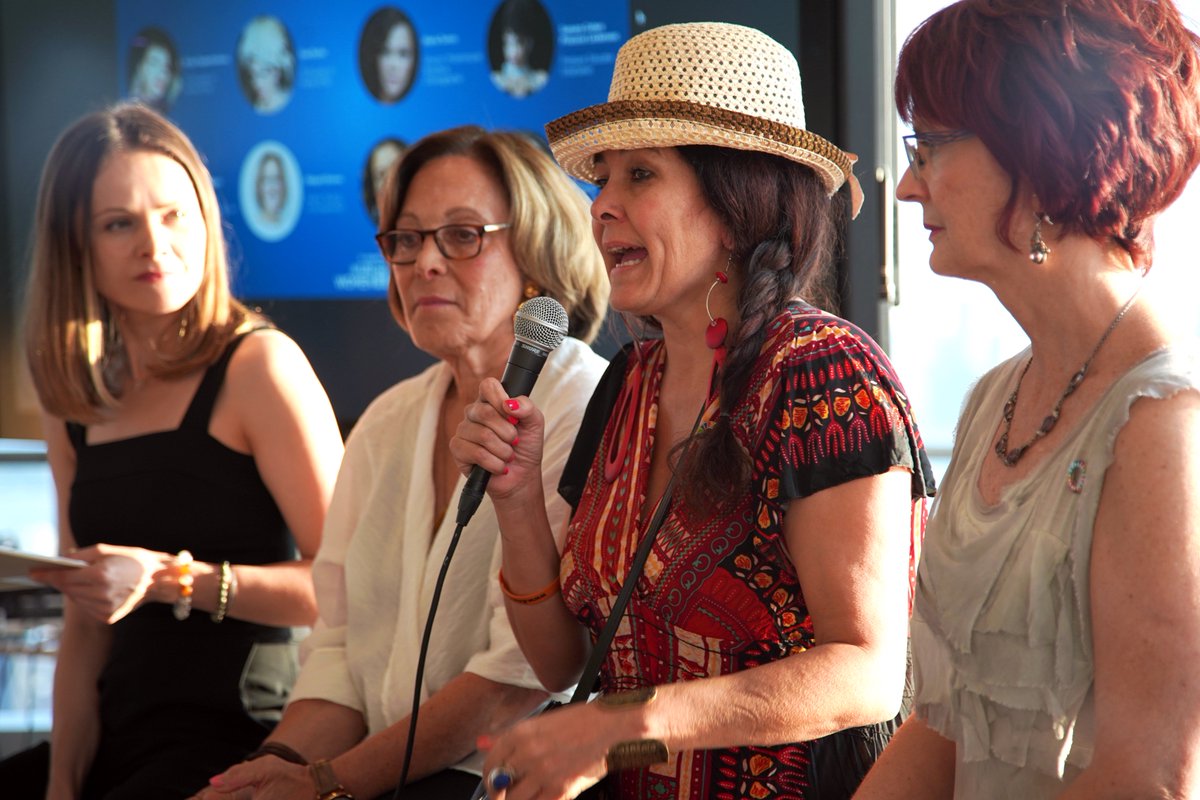 agnes_wielgosz's tweet photo. Event Recap: See who you missed at our first ever #sheinnovates event focusing on #InnovationInTheArts Here ya go!
@lisarussellfilm a filmmaker, TEDx Speaker, and Founder of StoryShifter who produces films&creative campaigns for UN/NGO agencies @SAPNextGen @PrLockerooo #CEImedia https://t.co/a6MmDguhq3