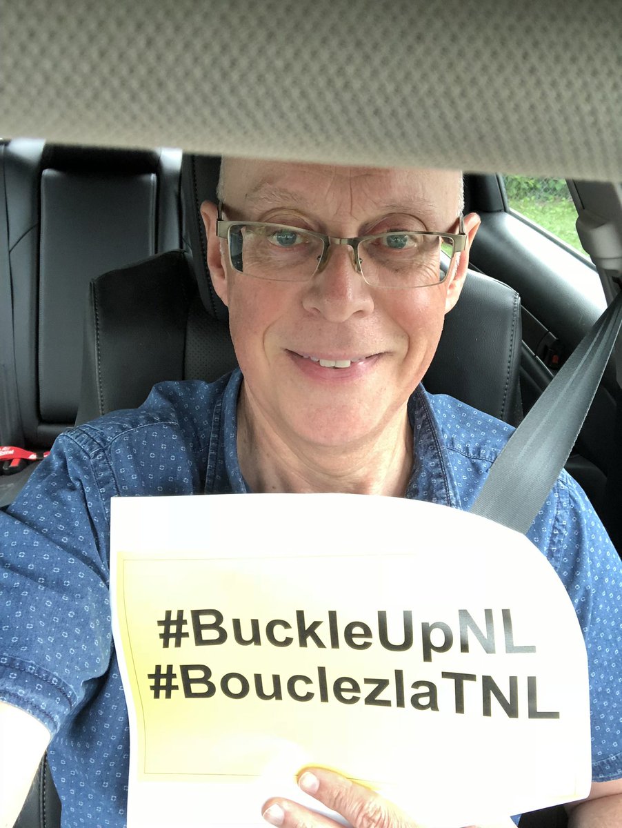 On the road today? Buckle up! Seat belts save lives. #BuckleUpNL #RCMPNL