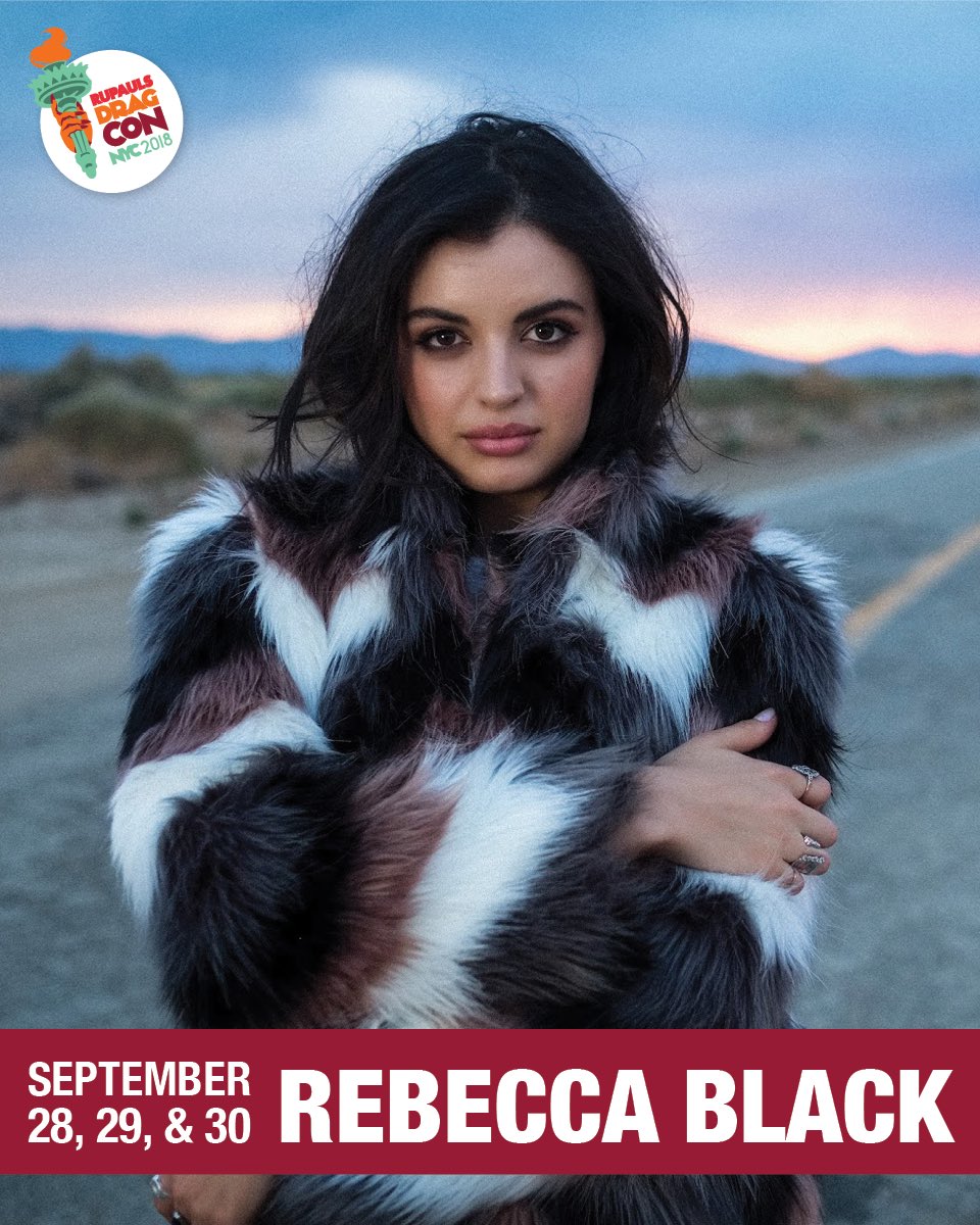 Rebecca Black on Twitter: "I will be attending RuPaul's DragCon in New