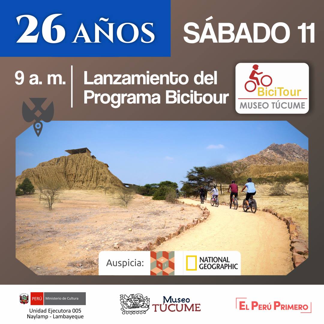 theESCALA's tweet image. Launching tomorrow: Our new bicycle tours program at the site of Tucume, Peru.  Our thanks to our partners Bernarda Delgado Elias and @MuseoTucume and for the great continued support and collaboration of @NatGeo and @NatGeoExplorers  #BuildFutures #SavePasts