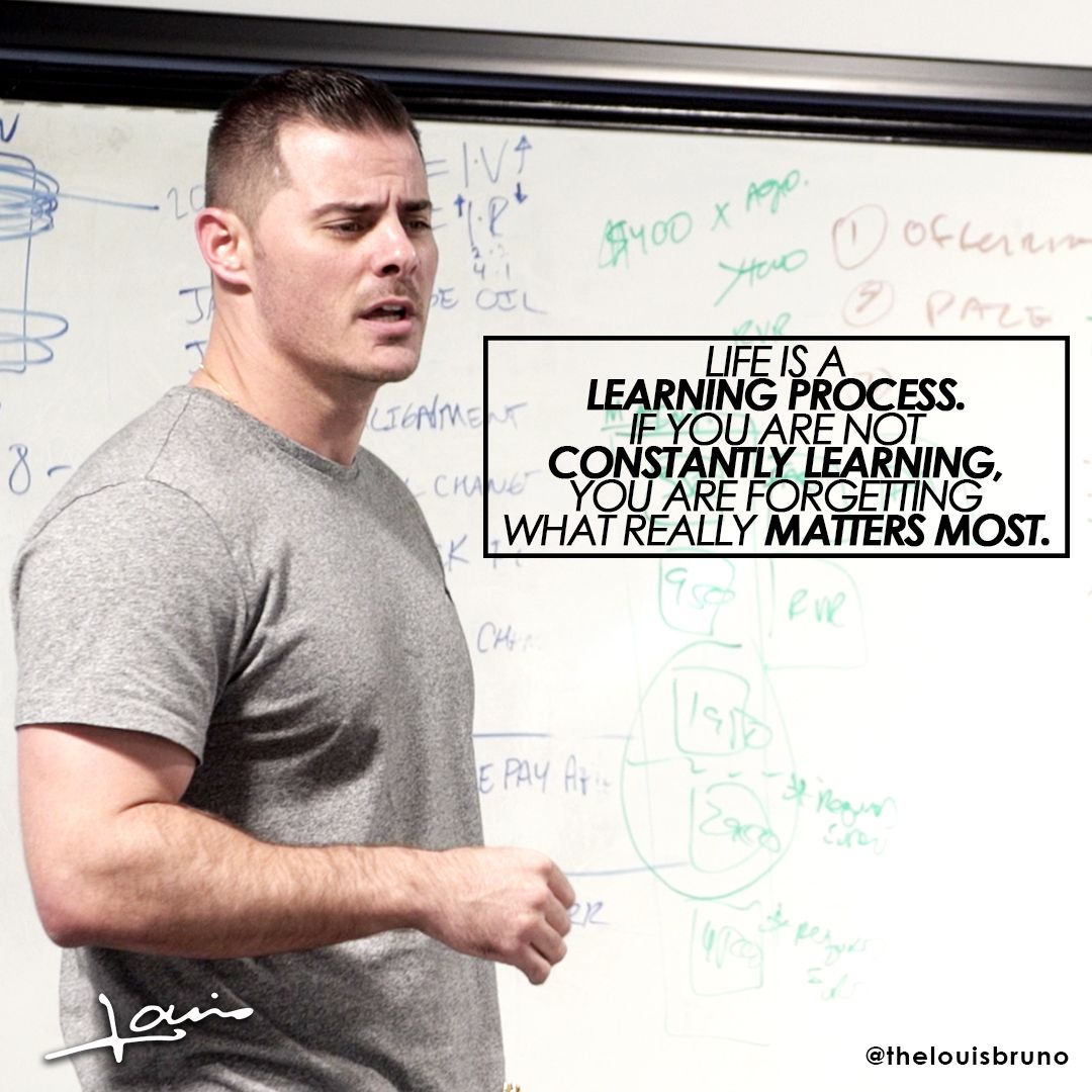 No matter your background, education, or experience, in every day there is a lesson to be learned. #FridayFocus #Motivation #LearningExperience #LifeLessons