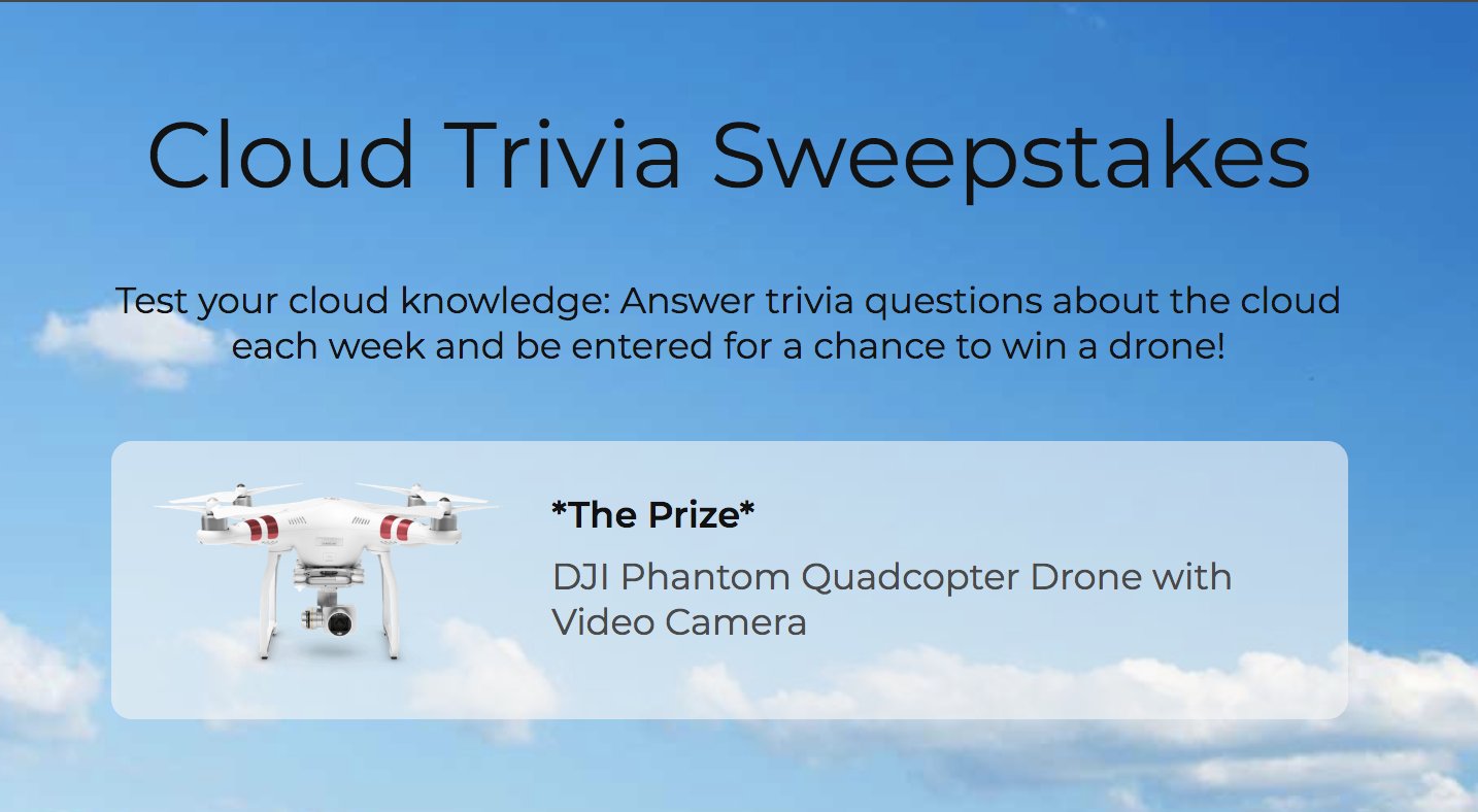 Datometry Inc A Twitter Think You Re A Cloud Computing Expert Prove It By Answering Weekly Trivia Questions And Be Entered To Win A Drone Https T Co Fjasts8hkx Databases Cloudfirst Datawarehouse Virtualization Datacenter Cloudtrivia Https