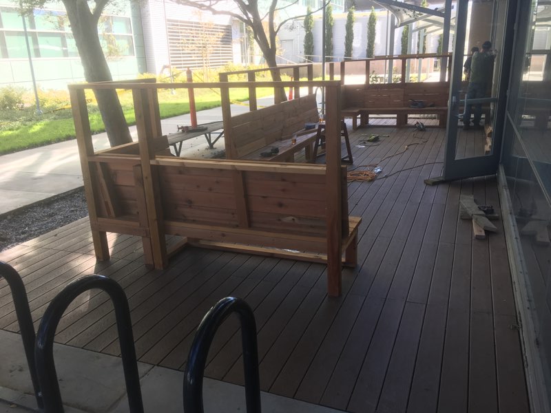 Soon, very soon....and Valon can't stop grinning! #BarOdaSF #outdoordining #beergarden #alfrescodining