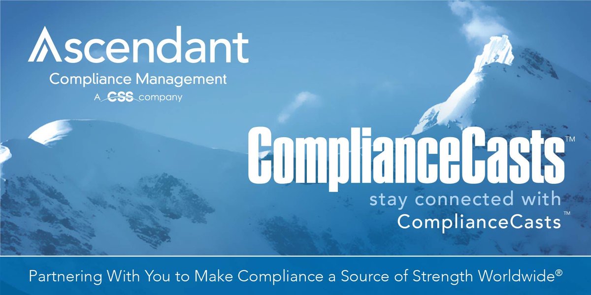 AscendantCM's tweet image. Join our ComplianceCast on 28 August to learn about post-trade compliance testing procedures. Register for "The Compliance Professionals Guide to Effective Trade Desk Monitoring” webinar here: buff.ly/2MBrKbo #compliance #tradedeskmonitoring