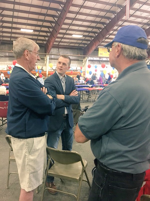 golden4congress's tweet photo. It’s a beautiful day in Aroostook County! I spent the morning touring The Aroostook Medical Center, followed by a stop at the Acadian Festival in Madawaska. #mepolitics https://t.co/5kNDIYmdYu
