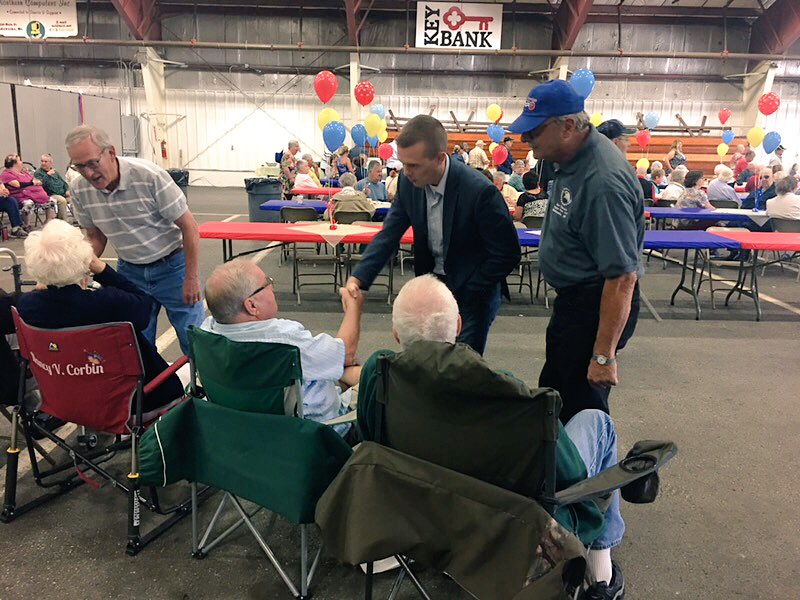 golden4congress's tweet photo. It’s a beautiful day in Aroostook County! I spent the morning touring The Aroostook Medical Center, followed by a stop at the Acadian Festival in Madawaska. #mepolitics https://t.co/5kNDIYmdYu