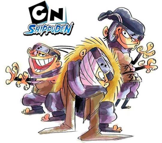 lootanime's tweet photo. Cartoon Network Shippuden! 🤣 Artist: DeviantArt user nounouille https://t.co/nQVu7i8dZU