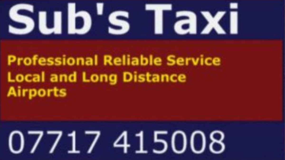 Available tonight on 07717 415008. Your safe, reliable, local Taxi service. #witney