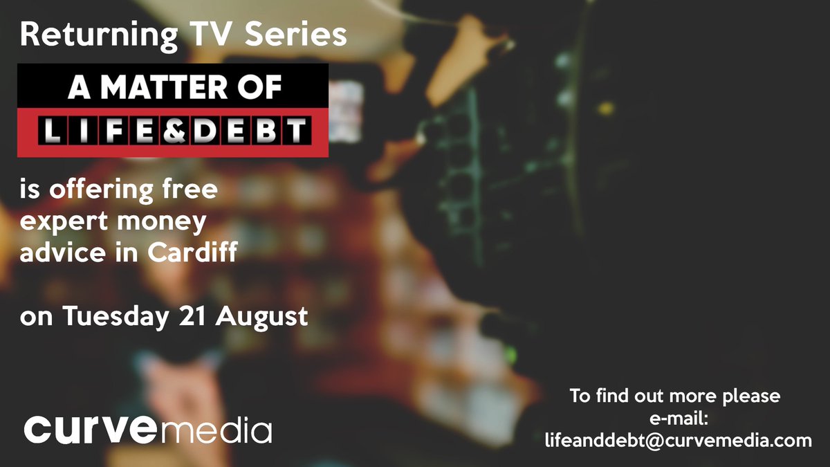 We're coming to #Cardiff on 21st Aug &amp; offering a free pop-up money advice clinic! We are inviting people to have a cup of tea and chat with our expert money advisors.

Worried about credit cards &amp; rating, mortgages, repayments, reduced income, outgoings, rent? #beontv #casting