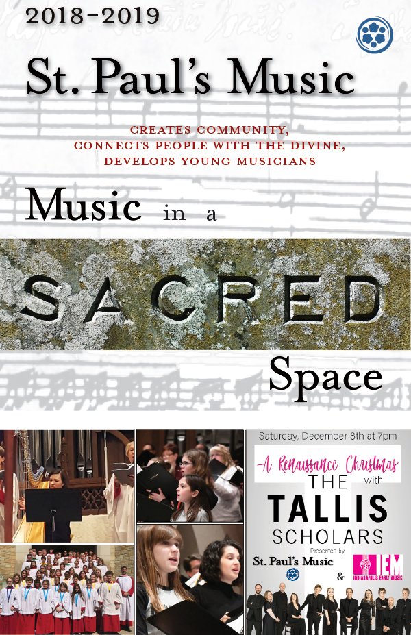 stpaulsindy's tweet photo. St. Paul's Music proudly announces its 2018-19 concert series @stpaulsindy 
See the full program guide at https://t.co/9hSRBwTYEn https://t.co/OtYio5roEY