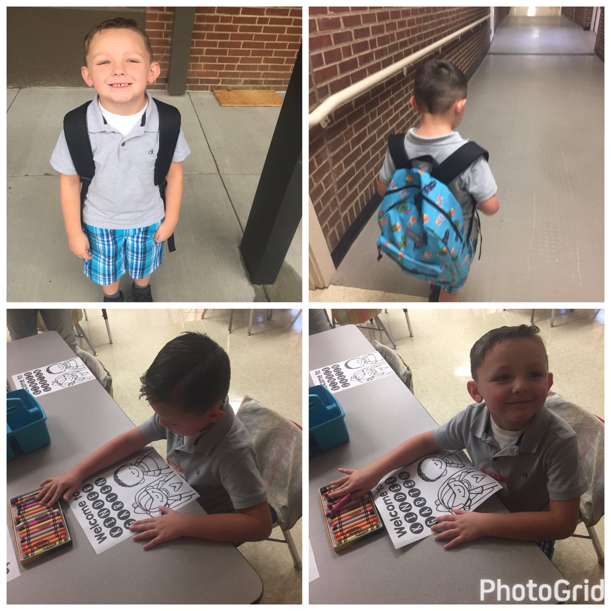 kokusgurl's tweet photo. My little mans first day of kindergarten! He said “it was the best day ever!” #myheart #mylittleman https://t.co/diGJu3qncg