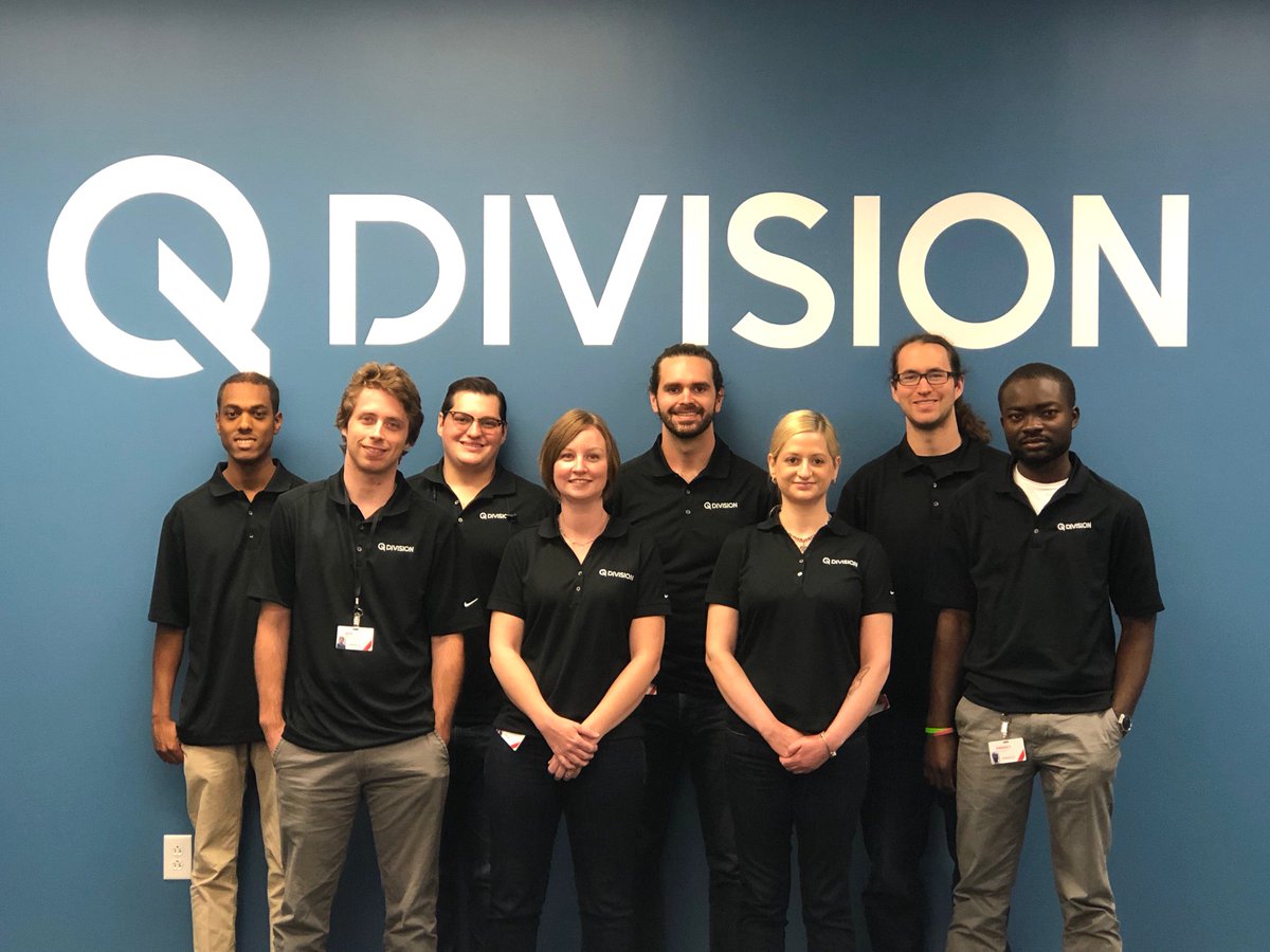 WeAreQDivision's tweet photo. A big welcome to our new cohort of 2018 #QRecruits! #QTrainingProgram #Apprenticeship #QDivision #TechStartup #STL #Innovation #LoveYourJob @launchcode https://t.co/CcrJ1TB4Xh