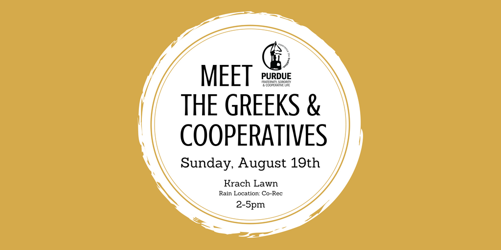 MARK YOUR CALENDARS!!! Check out the over 90 organizations that are part of the FSCL community here at Purdue!! We look forward to seeing you there!