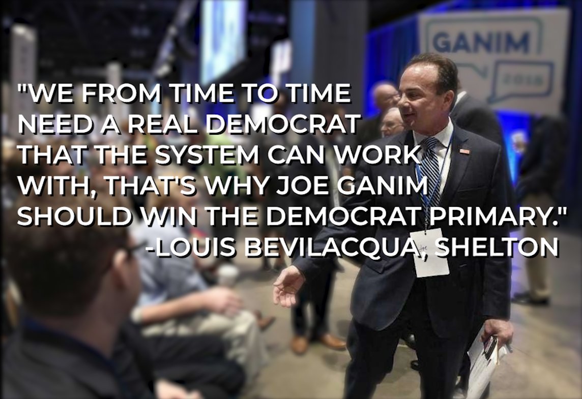 joeganim's tweet photo. Check out this Letter to the Editor from Shelton Democrat, Louis Bevilacqua, about why she thinks I should win the primary: https://t.co/Kh1jMFHw1C.
#Ganim4Gov #Supporters #OneCT #Grassroots #RowB #RealDems4CT https://t.co/eDp2onDZw2