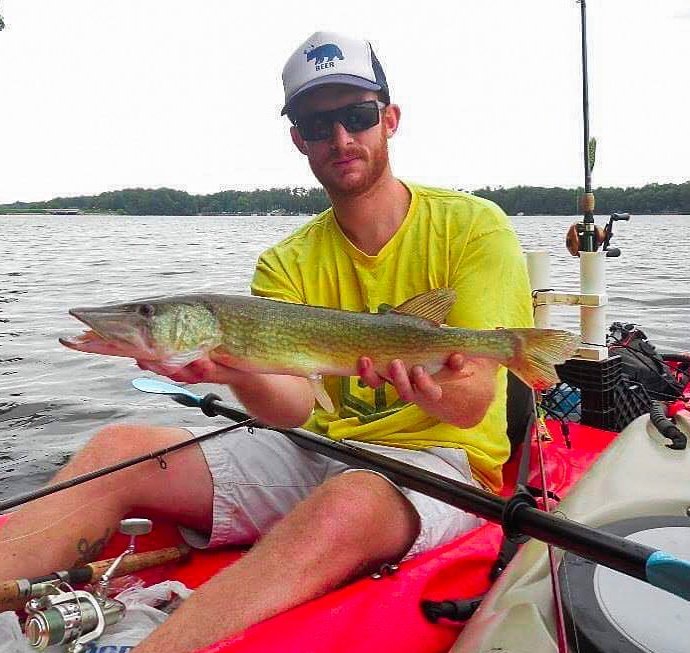 baitandwait's tweet photo. Team member Jeremy with a nice chain pickerel #fishing #kayaking #kayakfishing #instafish #hookedup #rippinlips #fishingislife #fishingismyhustle #happyfishing #angler #virginia #virginiaoutdoors #va #outdoors #baitandwaitoutdoors #lakelife #perceptionkayak #pescador #crankbait https://t.co/A5WvEQ3tiH