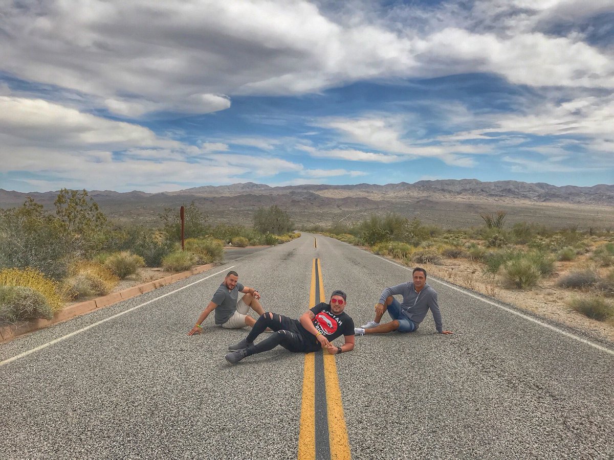 Modeling on scorching molten lava hot highway in the middle of the desert 🌵 
#forthelove 🤨 #dj #djlife #edm
