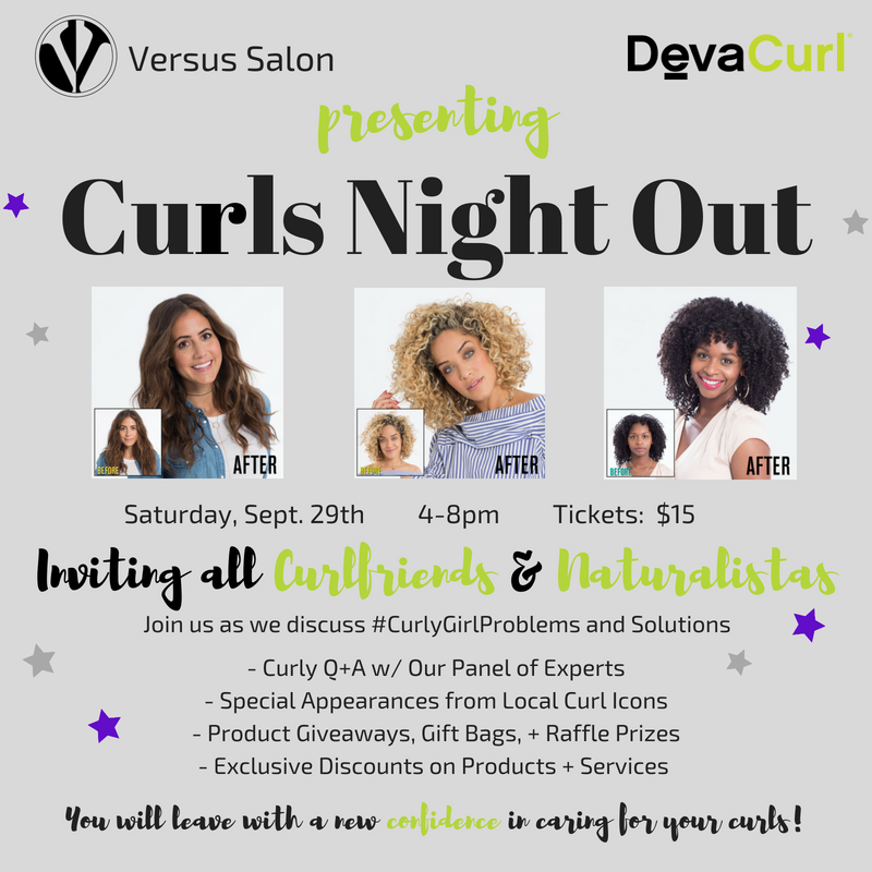 VersusSalon's tweet image. Are you joining us and @DevaCurl for our #CurlsNightOut this September? Tickets are going fast! Purchase now and don&apos;t miss out on this exclusive #CurlyGirl celebration &amp;lt;3 ow.ly/P1rj30lj2Fg