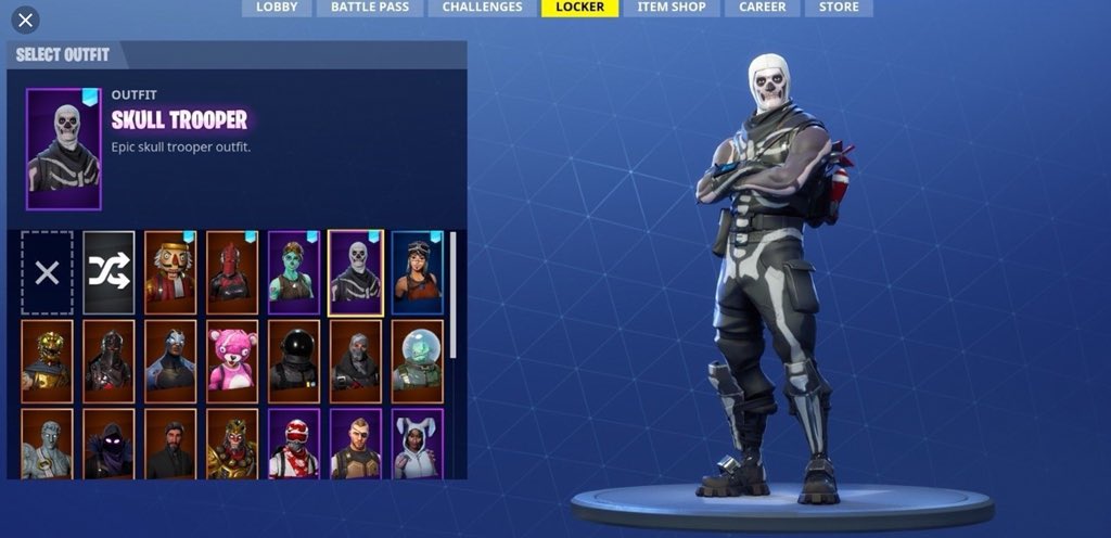 ArnaldCalvo's tweet photo. account fortnite with ghoul trooper,skull trooper and other legendary skins (+130 wins)
Only serious buyers 
Dm me if you are interested 
Price 200$(you can negotiate)
#fortniteaccounts
#fortnite⁠ ⁠⁠ ⁠⁠ ⁠
#buyfortniteaccounts
#fortniteskins
#sellingfortniteaccounts https://t.co/Jc64LKHfVr