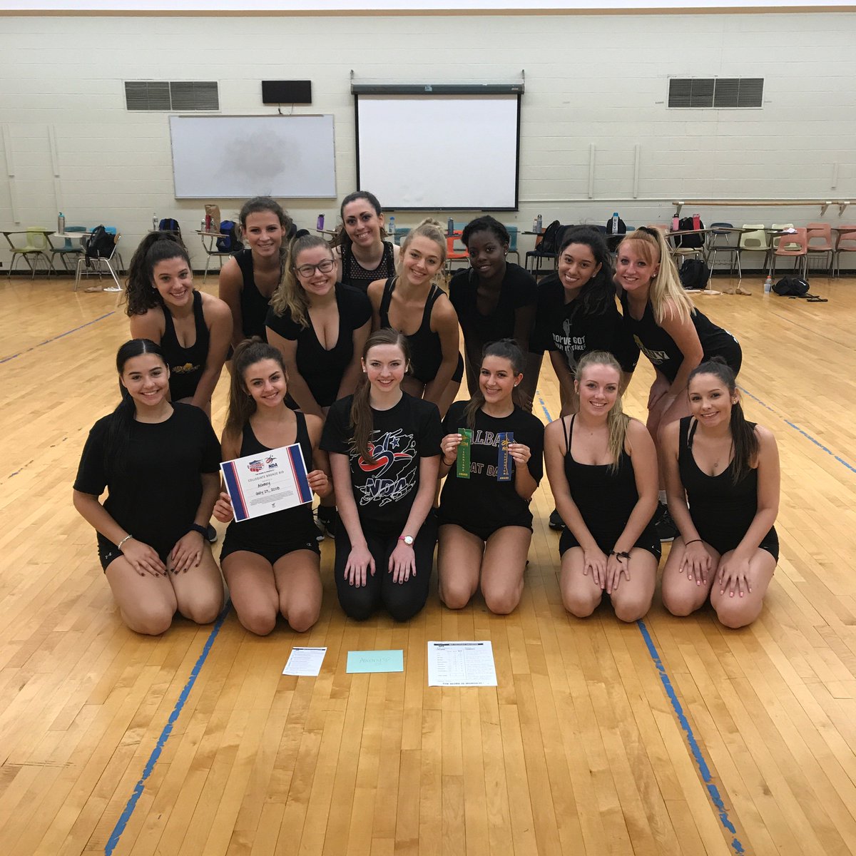 NDAKate's tweet image. #FlashbackFriday to working with UAlbany Dance Team a few weeks ago! Camp is such an amazing start to a new season and a great way to create lasting memories with your teammates! Has your team already been to camp this summer?
