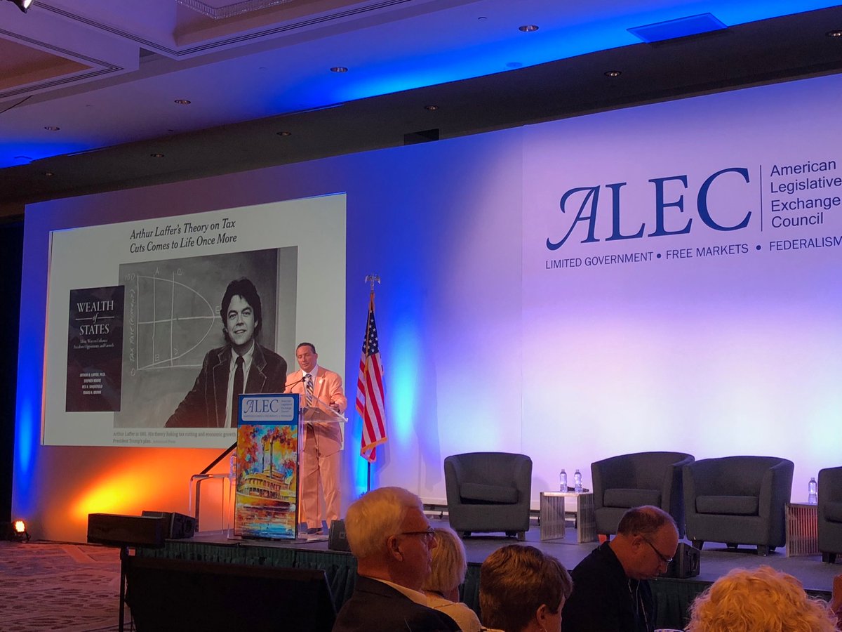 SpeakerTimJones's tweet photo. Our boss man, ⁦@FirstRuleMedia⁩ CEO ⁦@pelopidas⁩ addressing a huge jam packed room of state legislators &amp; business leaders ⁦@ALEC_states⁩ Annual Meeting here in The Big Easy! ⁦@VisitNewOrleans⁩ https://t.co/SraPp61nF3