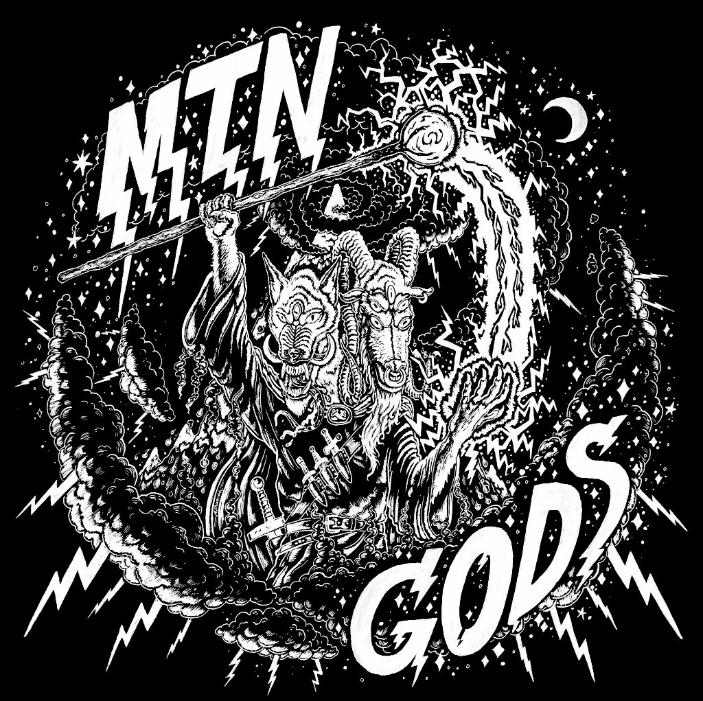 mtngods's tweet photo. The incredibly talented illustrator Phil Ashworth blessed us with this unholy relic. A logo better than we could have ever imagined. 🙏💀⚡️#blessed #mtngods #philashworth #friggyeah https://t.co/wxtnu3TpZr