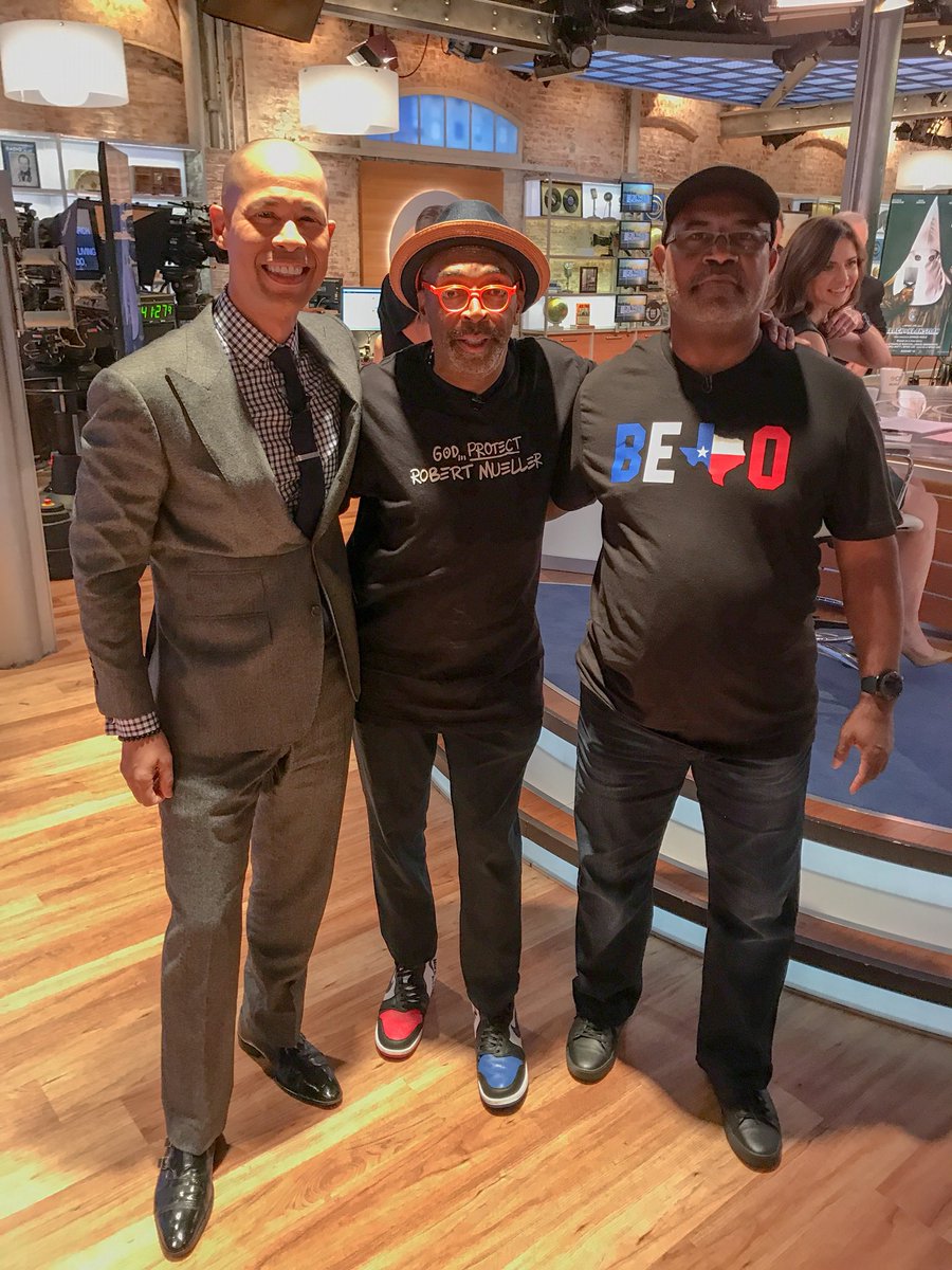 Vladimir Duthiers On Twitter Meet Ron Stallworth The Black Cop Who Infiltrated The Klan Still Has His Kkk Card He And Director Spike Lee Stopped By Cbsthismorning To Talk About Blackkklansman