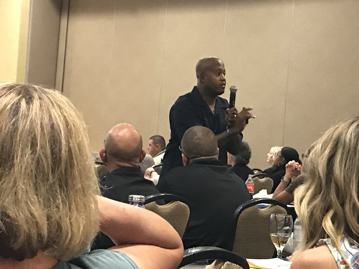 Learning from the inspiring and impactful <a href="/DrJhodge1906/">Dr. John W. Hodge (My views are my own).</a> at the TPS admin retreat as we get this year underway! ...stories and lessons on following the S.A.M.E. Pathway to Excellent Schools...every student needs YOU! #TPSPROUD