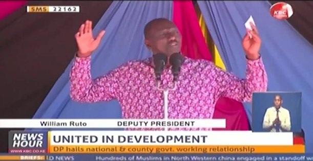 KBCChannel1's tweet photo. Deputy President William Ruto has lauded the mutual working relations between the national and county governments saying it has enhanced devolution in the country. #NewsHourWeekend ^GM https://t.co/yl1lO3MHep