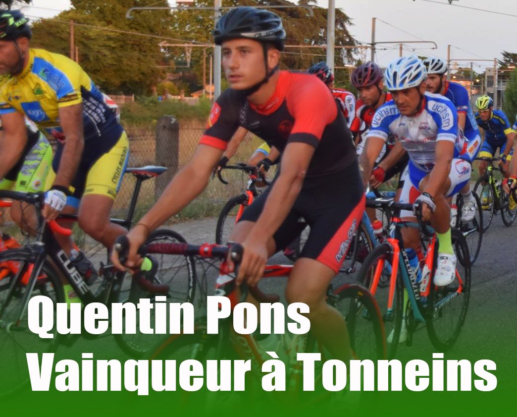 cyclisme47's tweet photo. Quentin Pons du Team Grillon Massais c'est brillament imposé sur la dernière nocturne de Tonneins devant Stéphane Ragagnin https://t.co/rJelDhtjsH