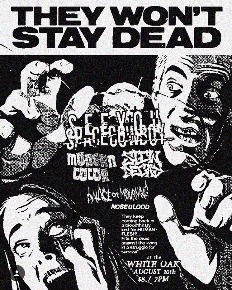 We’ve made it back to Southern California and this is the last show of our summer tour. 7 PM @ The White Oak in Van Nuys