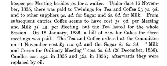 scottmkeir's tweet photo. Love the details in this, about the early days of what became the @RoyalStatSoc Society and its House Committee, deliberating over what tea to serve, and how to do the milk )the Athenaeum way, apparently). We still use Twinings tea! https://t.co/2IRRLaGviM #statshistory https://t.co/x6e7vHAiFy